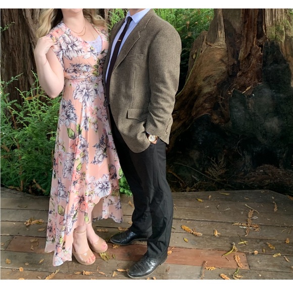 Floral Ruffle High/Low Maxi Dress - Eliza J Nordstrom - Picture 7 of 7